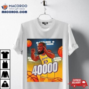 Los Angeles Lakers Lebron James Smiling Hand Sign Poster Tshirt