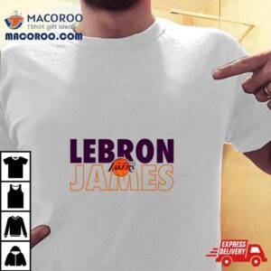 Los Angeles Lakers Lebron James Logo Tshirt