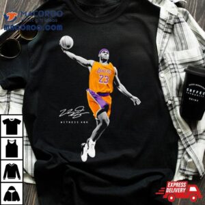 Los Angeles Lakers Michael Jordan Witness K Signature Tshirt