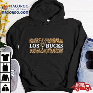 Los Bucks Milwaukee Bucks Nba Floral Tshirt