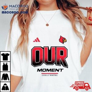 Louisville Cardinals Adidas Unisex 2024 On Court Bench Our Moment Long Sleeve T Shirt