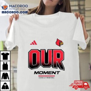 Louisville Cardinals Adidas Unisex On Court Bench Our Moment Long Sleeve Tshirt