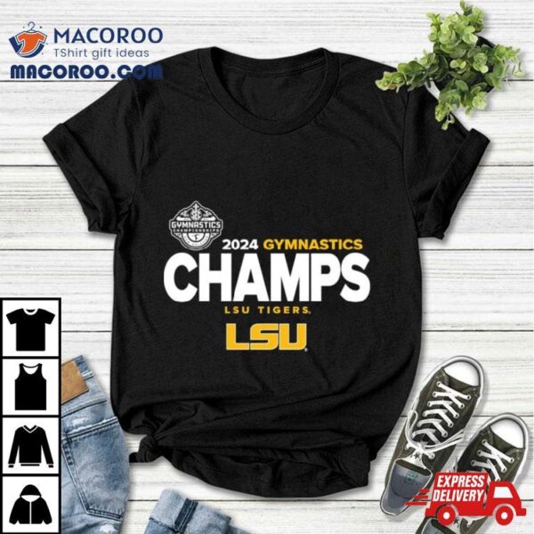 Lsu Tigers 2024 Sec Women’s Gymnastics Tournament Champions Shirt