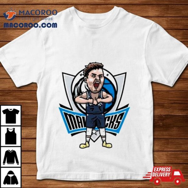 Luka Doncic Dallas Mavericks Player Cartoon Shirt