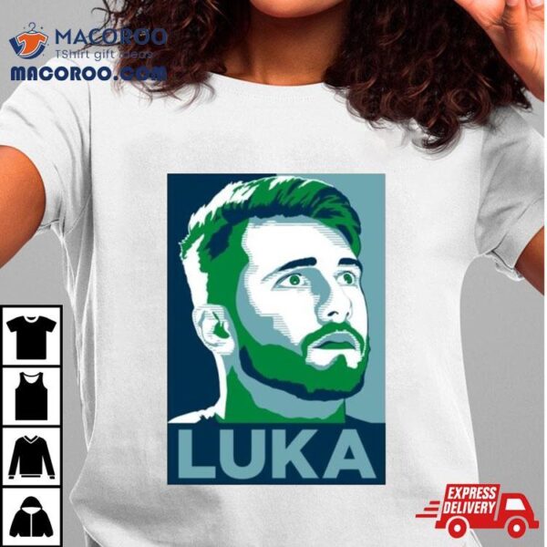 Luka Player Basketball Dallas Mavericks Art Green Shirt