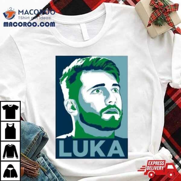 Luka Player Basketball Dallas Mavericks Art Green Shirt