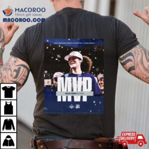 Malia Fisher Rice Owls Mvp American Women S Basketball Championship Tshirt