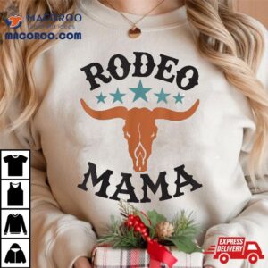 Mama St First Birthday Cowboy Western Rodeo Party Matching Tshirt