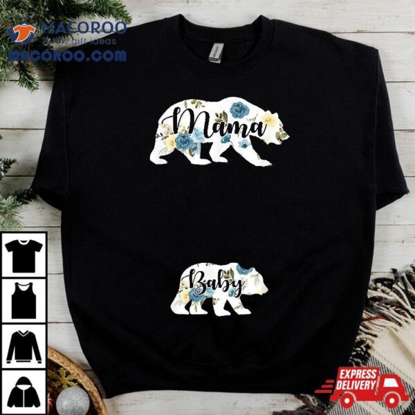 Mama Bear Baby Pregnancy Pregnant Mom Mothers Day Shirt