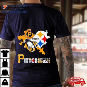 Maps Pittsburgh Sports Teams Logo Tshirt