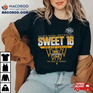 Marquette Golden Eagles 2024 Ncaa Division I Men’s Basketball Sweet 16 The Road To Phoenix Shirt