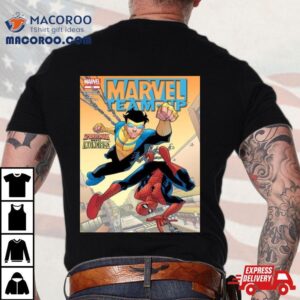 Marvel Team Up Spiderman Meets Invicible Shirt