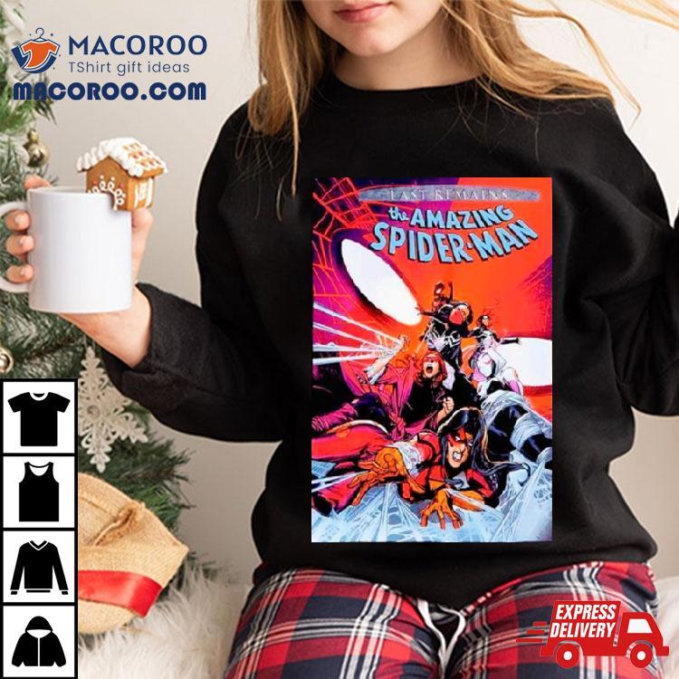 Marvel The Amazing Spider Man Last Remains Comic Cover Tshirt 