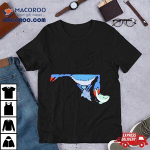 Maryland Crab Catching A Fish Tshirt