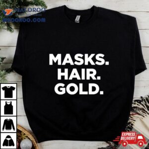 Masks Hair Gold Shirt