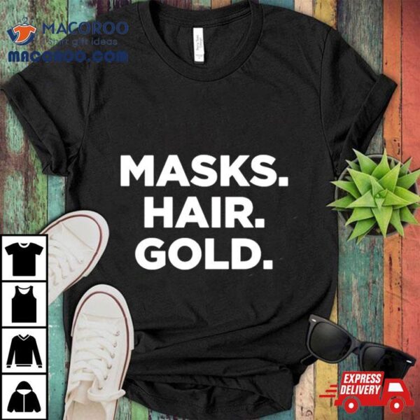 Masks Hair Gold Shirt