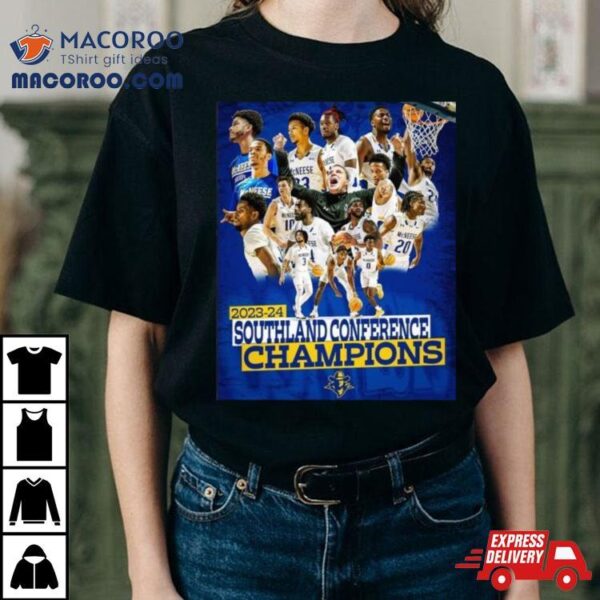 Mcneese State Cowboys Men’s Basketball 2024 Southland Conference Champions Shirt