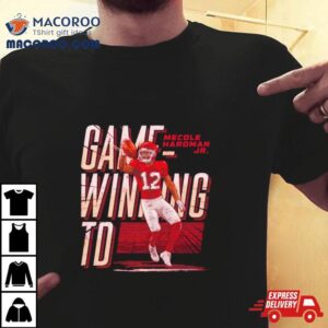 Mecole Hardman Jr Kansas City Game Winning Signature Tshirt