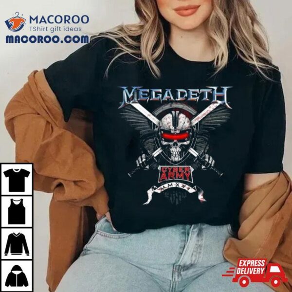 Megadeth 2016 Cyber Army T Shirt