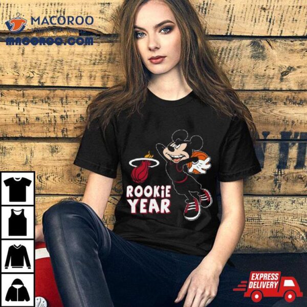 Miami Heat Mickey Rookie Year Shirt