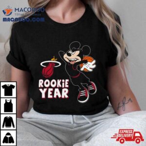 Miami Heat Mickey Rookie Year Tshirt