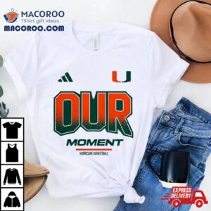 Miami Hurricanes Adidas Unisex On Court Bench Our Moment Long Sleeve Tshirt