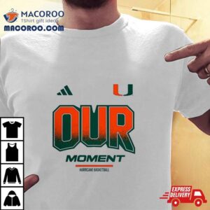 Miami Hurricanes Adidas Unisex On Court Bench Our Moment Long Sleeve Tshirt