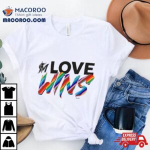 Miami Marlins Love Wins Pride 2024 Shirt