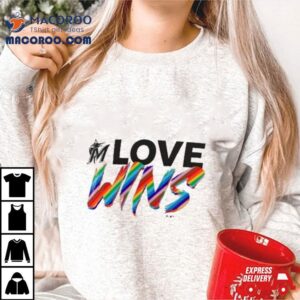 Miami Marlins Love Wins Pride Tshirt