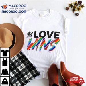 Miami Marlins Love Wins Pride Tshirt