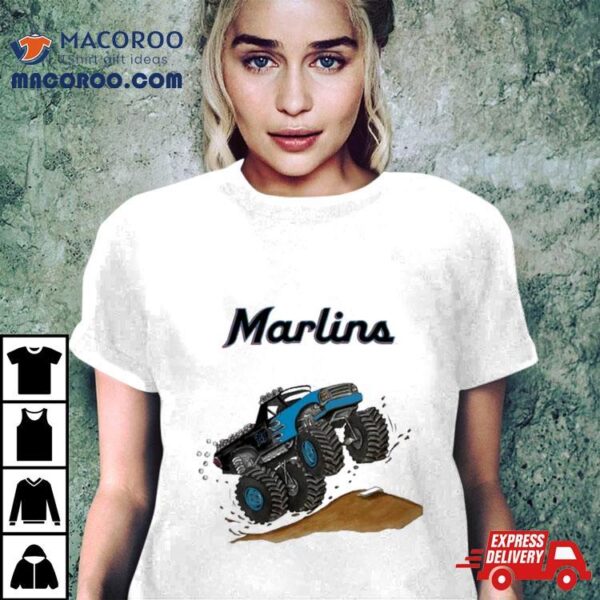 Miami Marlins Monster Truck Mlb Shirt