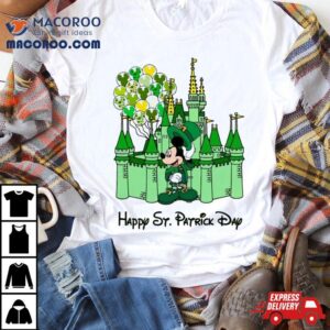 Mickey Castle Disney Happy St Patrick Rsquo S Day Tshirt