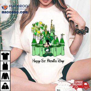 Mickey Castle Disney Happy St. Patrick’s Day Shirt