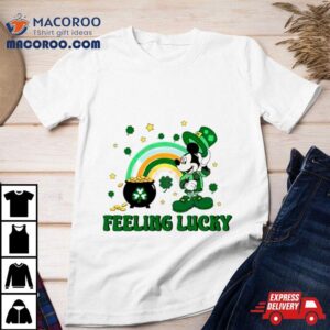 Mickey Feeling Lucky St Patrick Rsquo S Day Tshirt