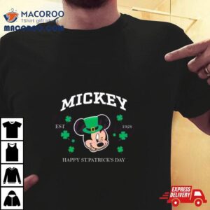 Mickey Happy St Patricks Day Est Tshirt