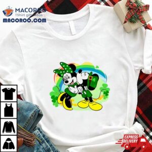 Mickey Minnie Irish Four Leaf Clover Patrick’s Day Shirt