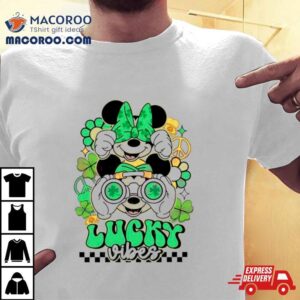 Mickey Minnie St Patrick Rsquo S Day Lucky Vibes Tshirt