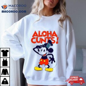 Mickey Mouse Aloha Cunts Tshirt