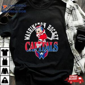 Mickey Mouse Ready Play Hockey Washington Capitals Shirt