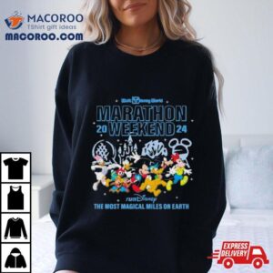 Mickey Mouse Running Walt Disney World Marathon Tshirt