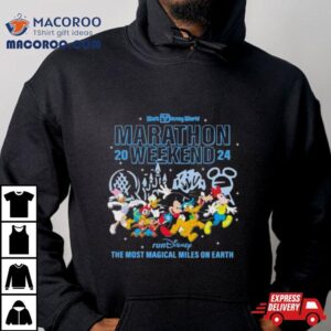 Mickey Mouse Running Walt Disney World Marathon Tshirt