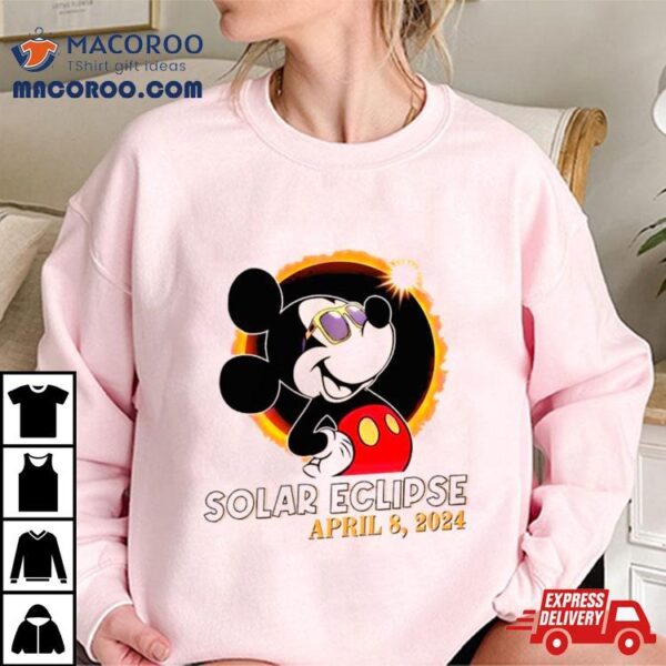 Mickey Total Solar Eclipse April 8 2024 Shirt