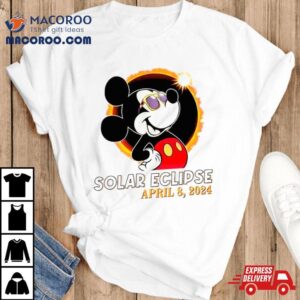 Mickey Total Solar Eclipse April Tshirt