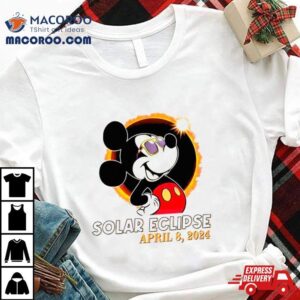 Mickey Total Solar Eclipse April Tshirt