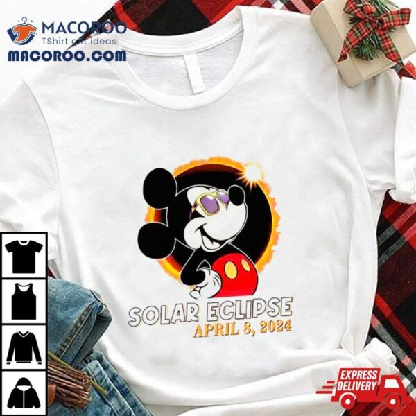 Mickey Total Solar Eclipse April 8 2024 Shirt