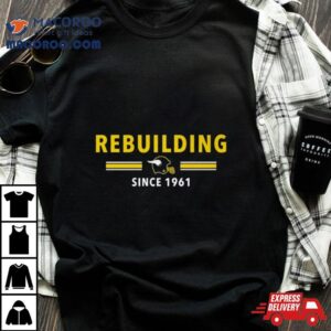 Minnesota Vikings Football Helmet Rebuilding Tshirt