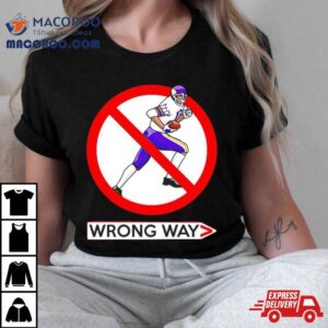 Minnesota Vikings Jim Marshall Wrong Way Tshirt