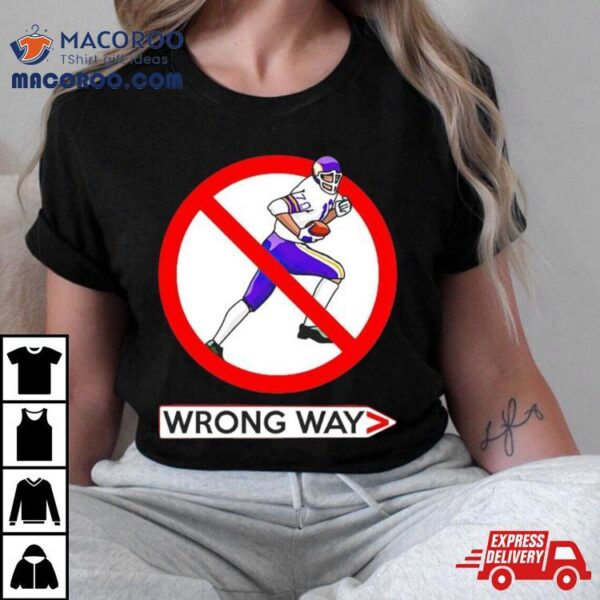 Minnesota Vikings Jim Marshall Wrong Way Shirt