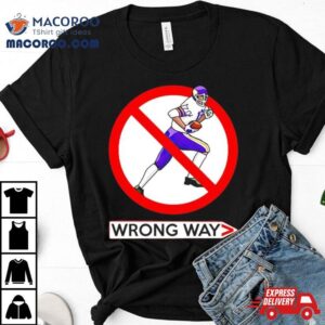 Minnesota Vikings Jim Marshall Wrong Way Tshirt