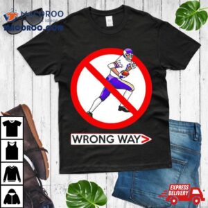 Minnesota Vikings Jim Marshall Wrong Way Tshirt